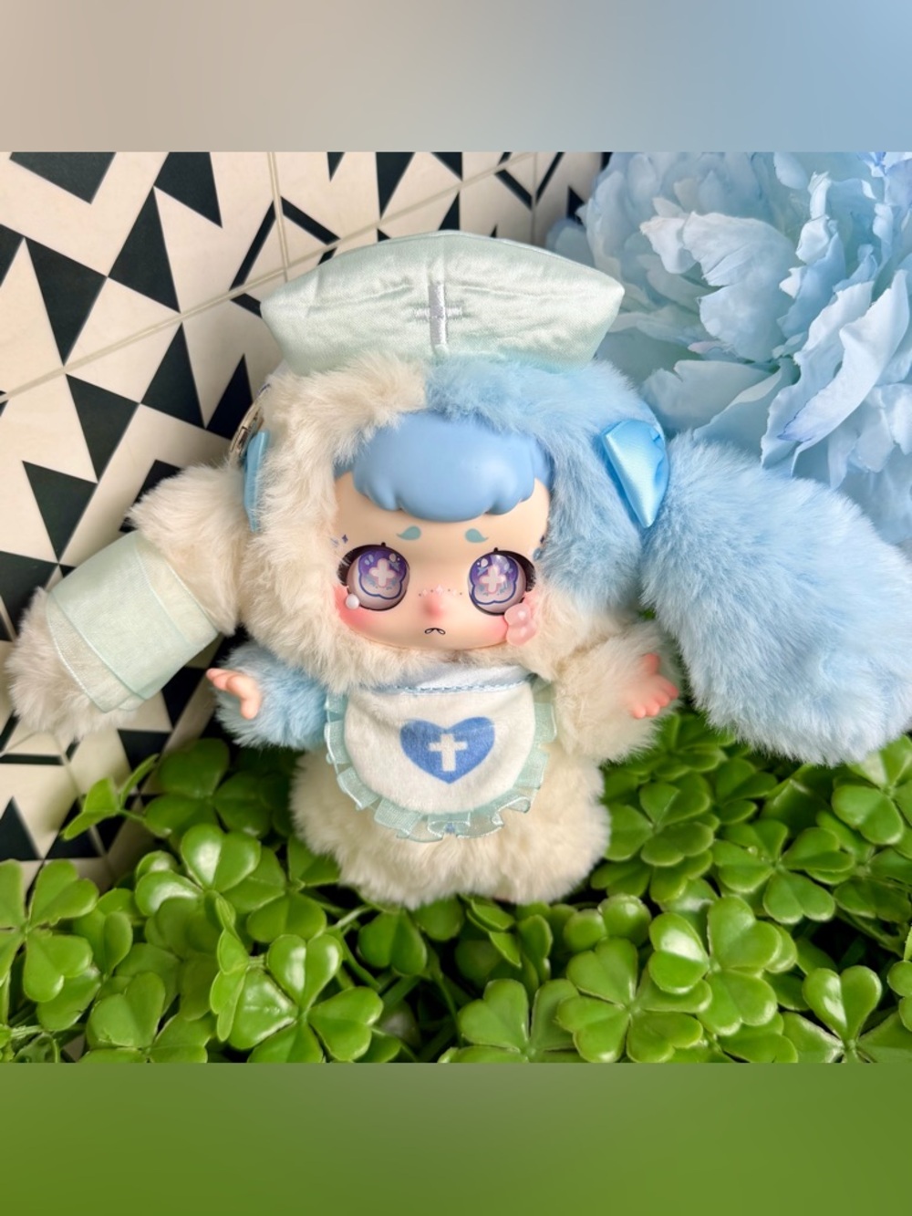KASA HEALING BUNNY 🩵🩹 Blind Box Wonderful Dream Series Bag Charm Keychain Plush - Picture 6 of 16